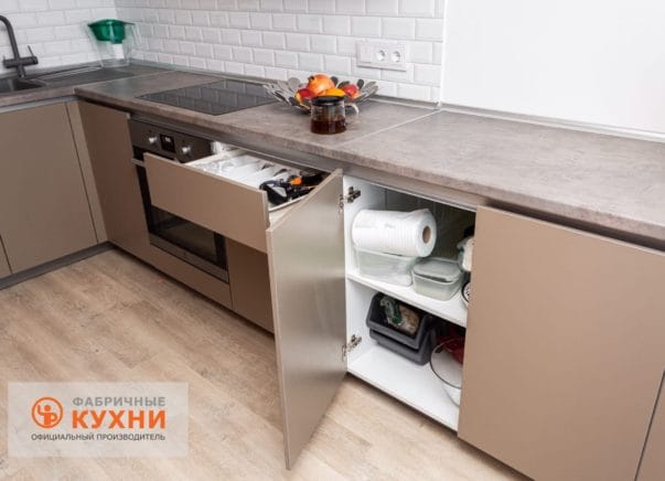 Угловая кухня Арабика 3х1,4 м