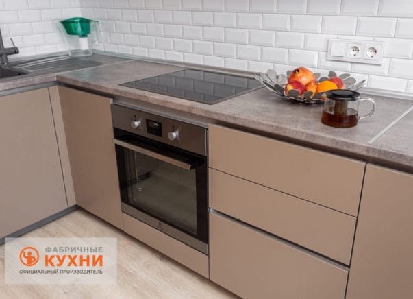 Угловая кухня Арабика 3х1,4 м