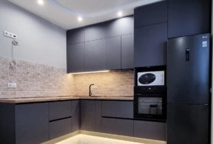 Угловая кухня Антрацит 2х2,7 м