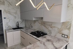 Кухня с барной стойкой Селин 1,2х2,6х1,2х1,5 м